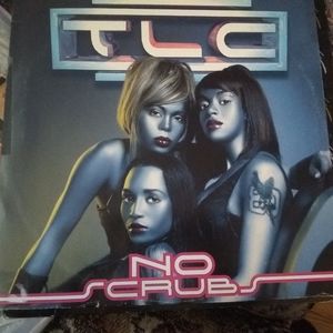 Vinyl record of TLC's no scrub from 1992